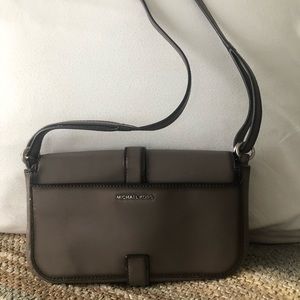 Small Taupe Michael Kors cross body bag